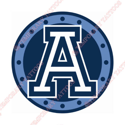 Toronto Argonauts Customize Temporary Tattoos Stickers NO.7626